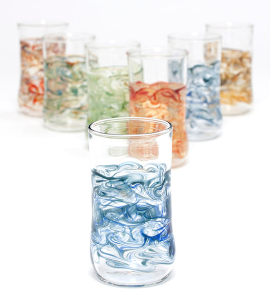 Handblown Glass Tall Tumblers