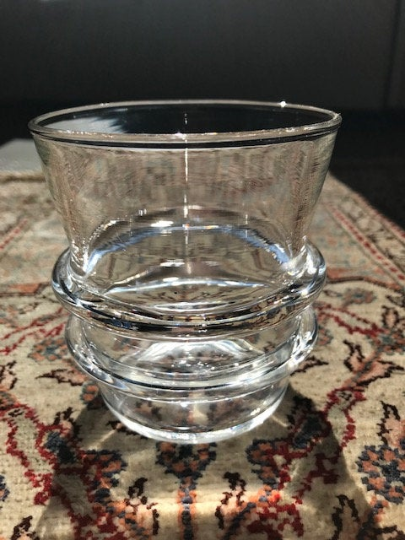 Big Lebowski Handblown Clear Cocktail Glass